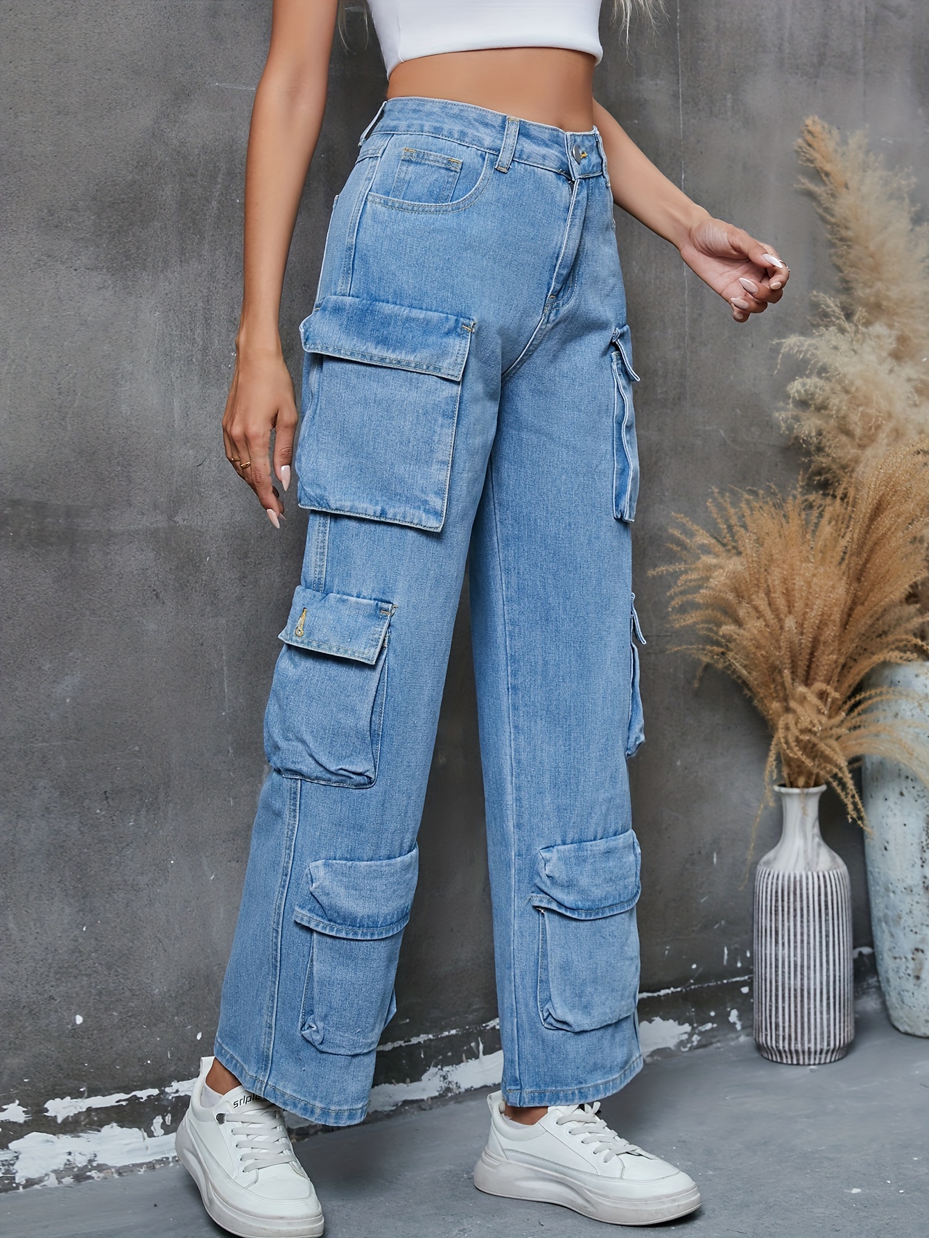 4 Colours Fashion Stretch Jeans Women Slim Skinny Denim Trousers