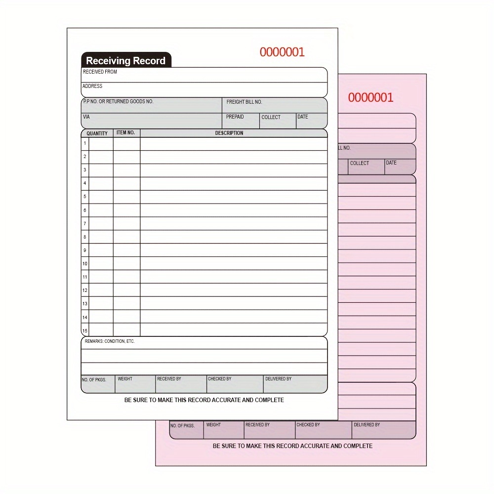 Three part Carbon free Form Invoice Book Carbon Copy Receipt - Temu