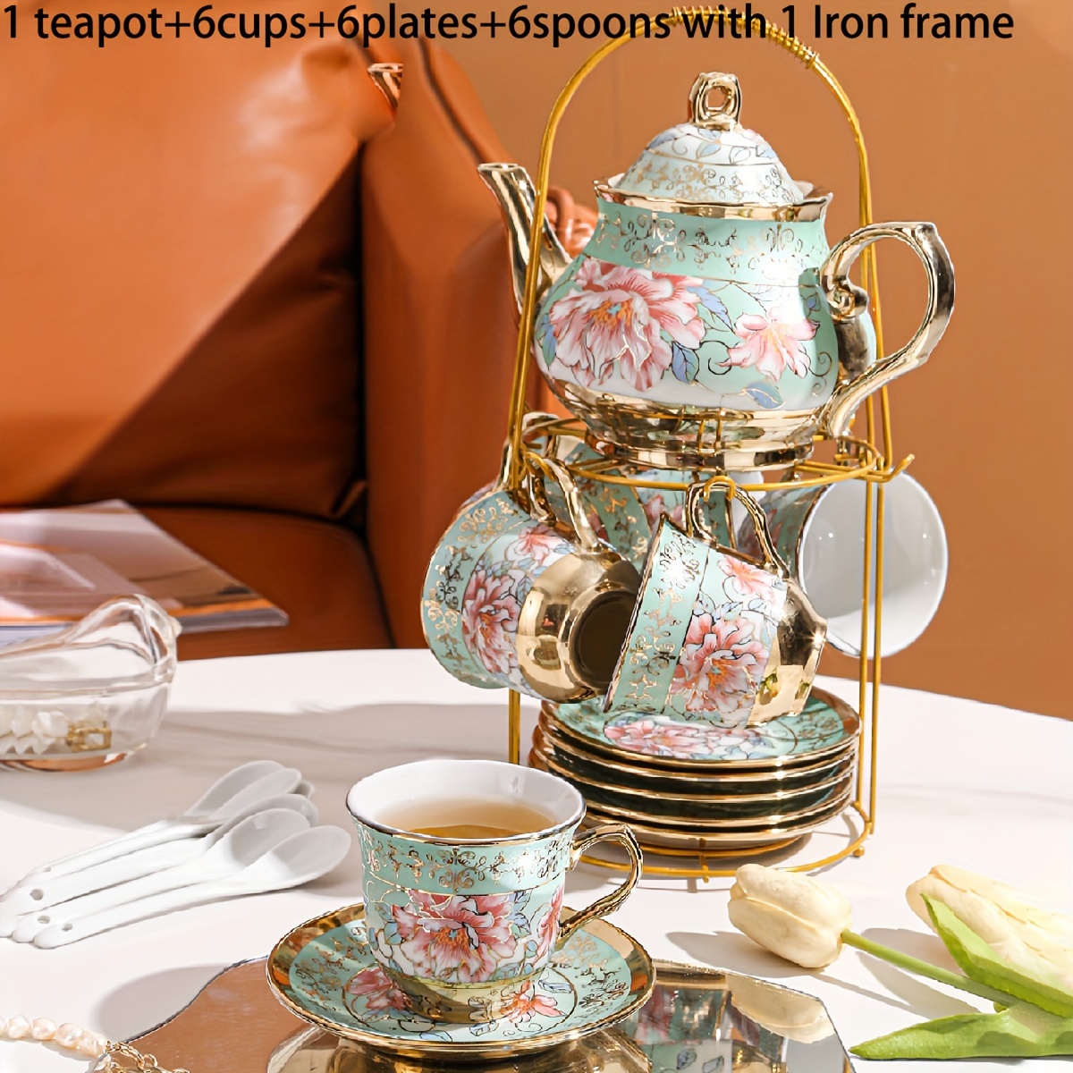 English Creative Espresso Coffee Cup Set Luxury Tableware - Temu