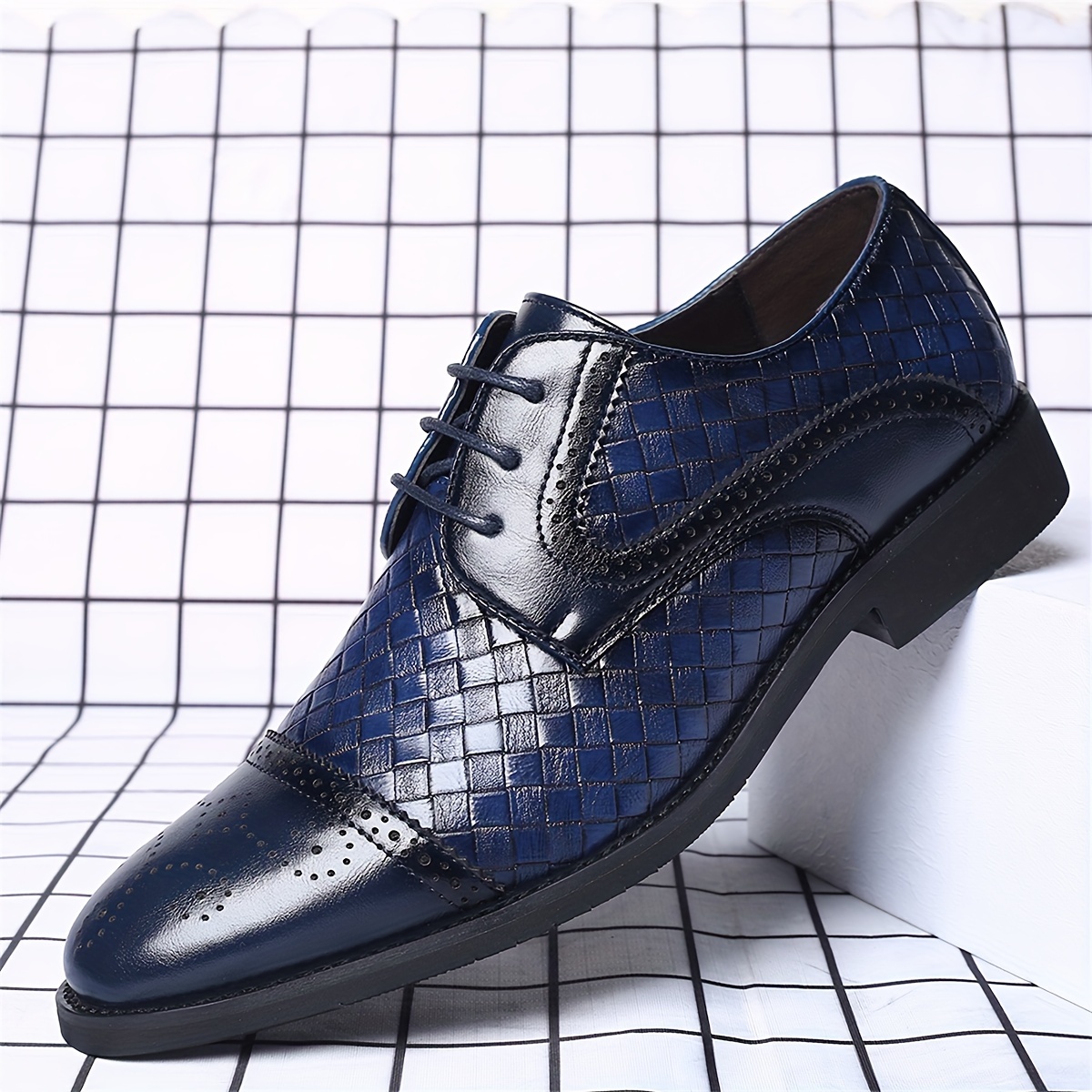 Zapatos Vestir Brillantes Hombre, Cómodos Antideslizantes, Zapatos Hombre -  Calzado Hombre - Temu