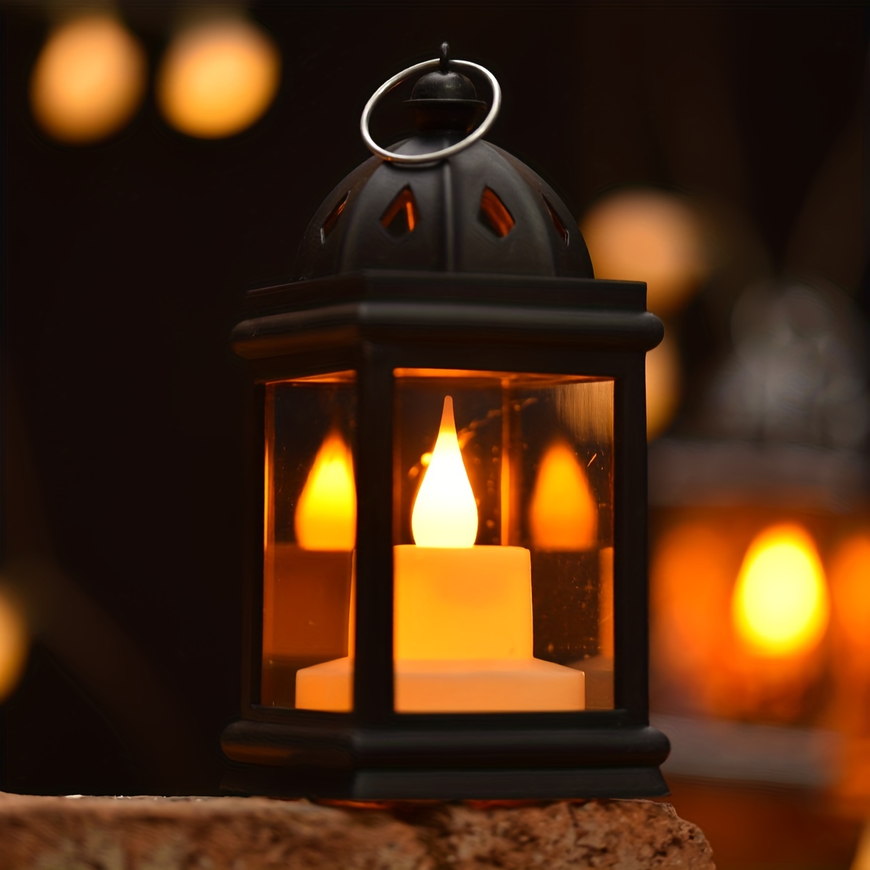 Vintage Wind Lamp Mini Small Night Light Led Candle Light - Temu