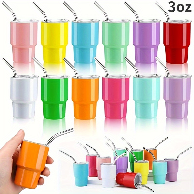 

1pc 80ml/3oz 304 Stainless Steel Water Cup, Portable Mini Sippy Water Bottle, Suitable For Outdoor Camping, Picnic