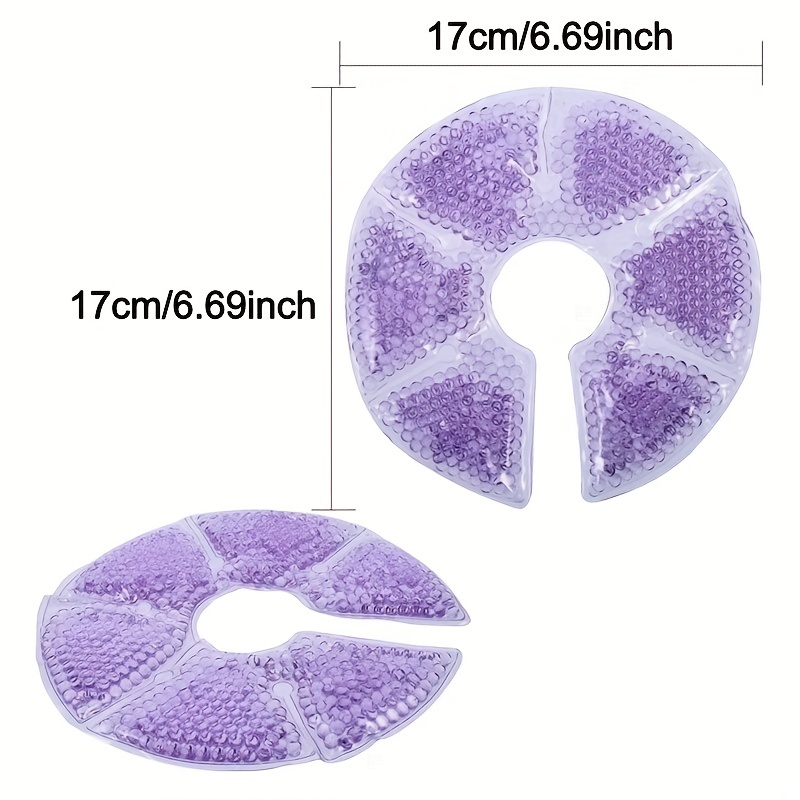 1Pc Breast Therapy Gel Pads,Breastfeeding Hot Cold Gel Pads,Postpartum  Recovery,Nursing Pain Relief for Mastitis and Engorgement