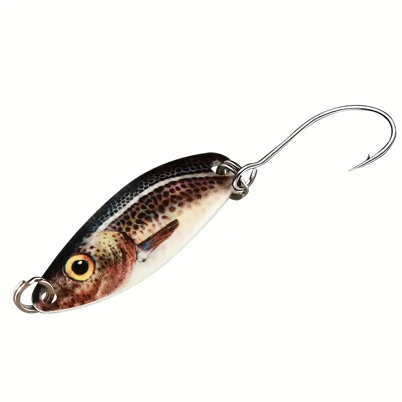 Fishing Lures Modified Biomimetic Mouthwater Tilapia White Stripe Roadrunner  Fake Lures Compound Spinning Melon Sequin Fly Hook - AliExpress