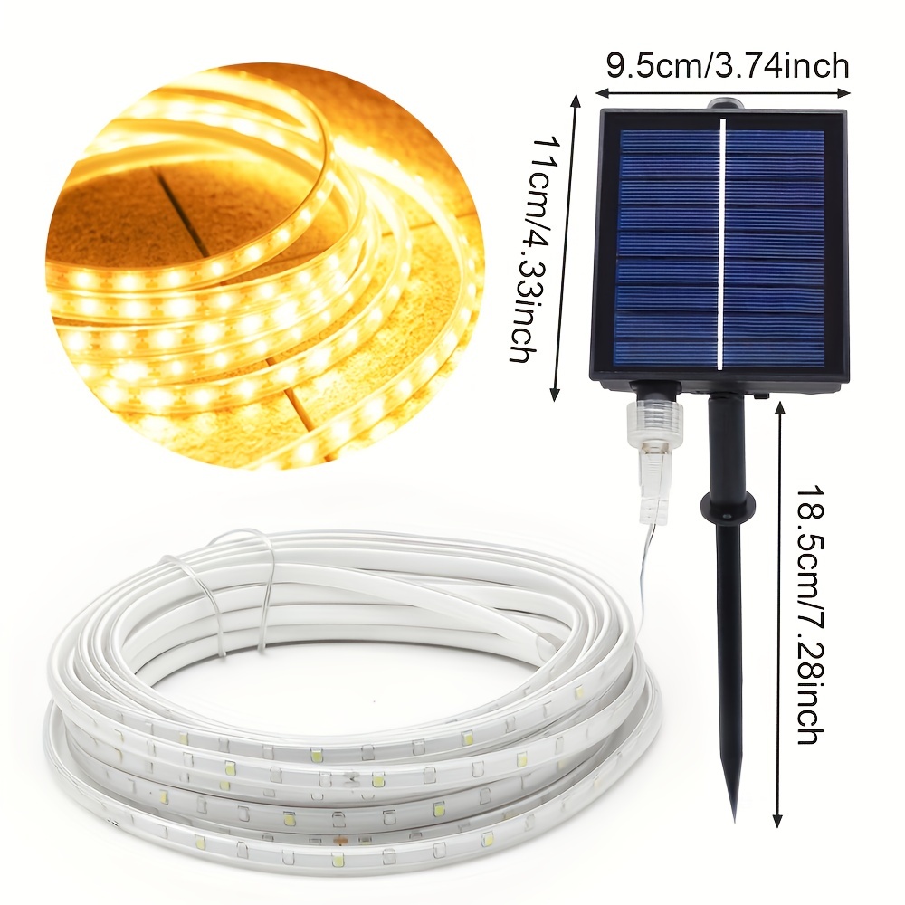 High Quality Solar Powered LED Strip Light Waterproof for Garden