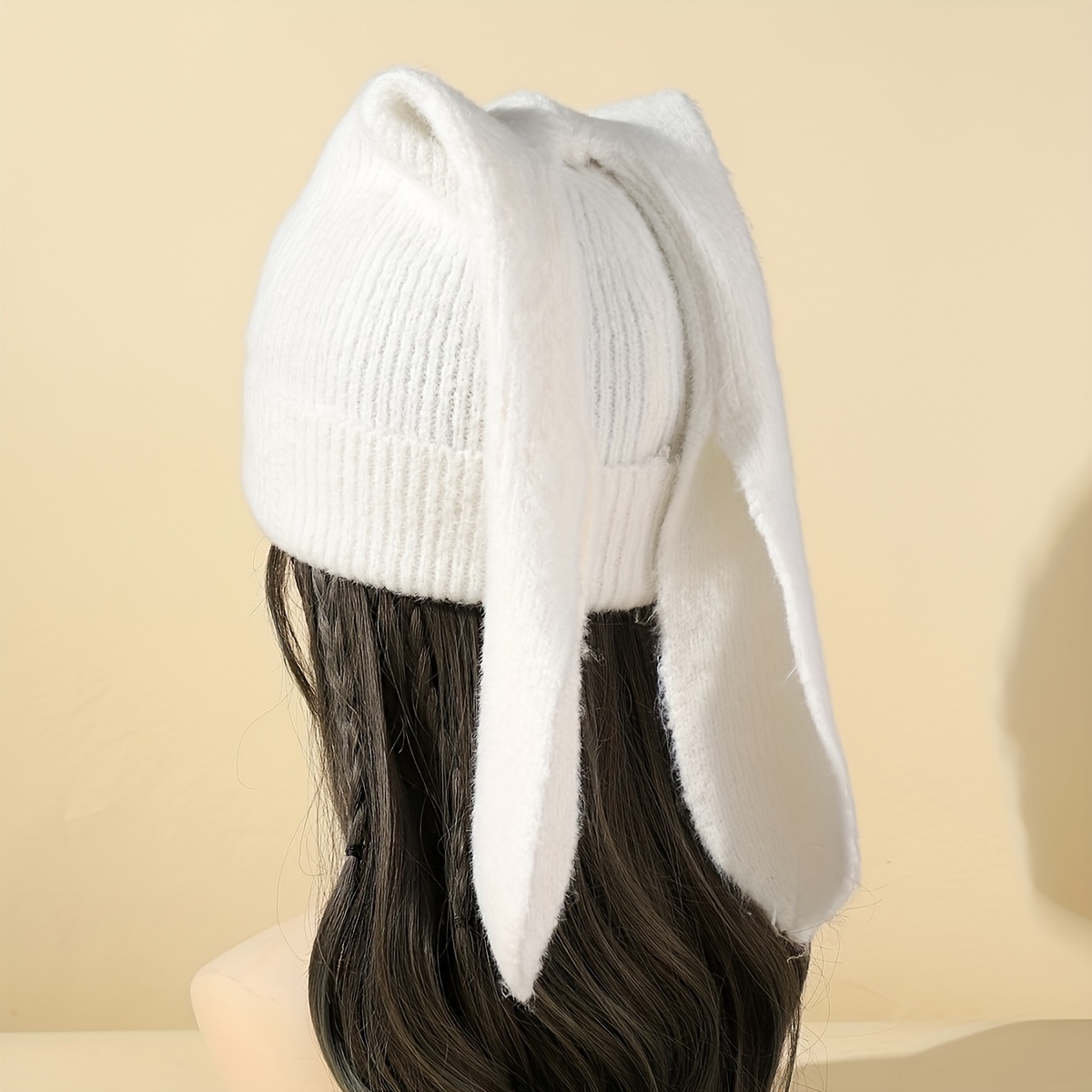 1 Pc Lapin Bonnet Chapeaux Pour Femmes Mignon Lapin Bonnet - Temu Belgium