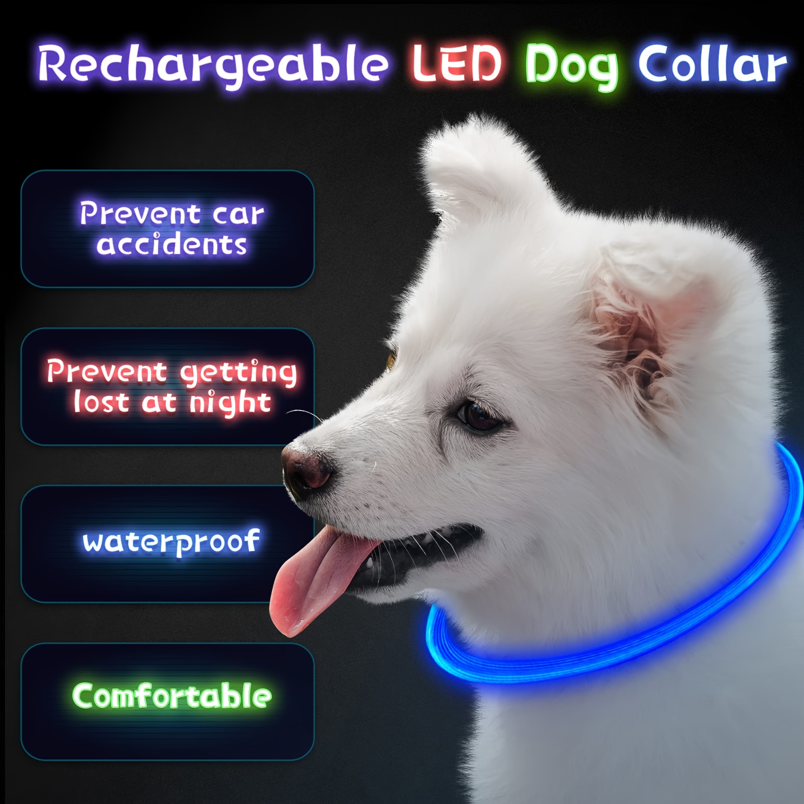 MySudui-luz Led para caminar por la noche para perro, colgante antipérdida  de alto brillo para mascotas, para todos los perros, para viajes al aire  libre, Anti-accidente - AliExpress