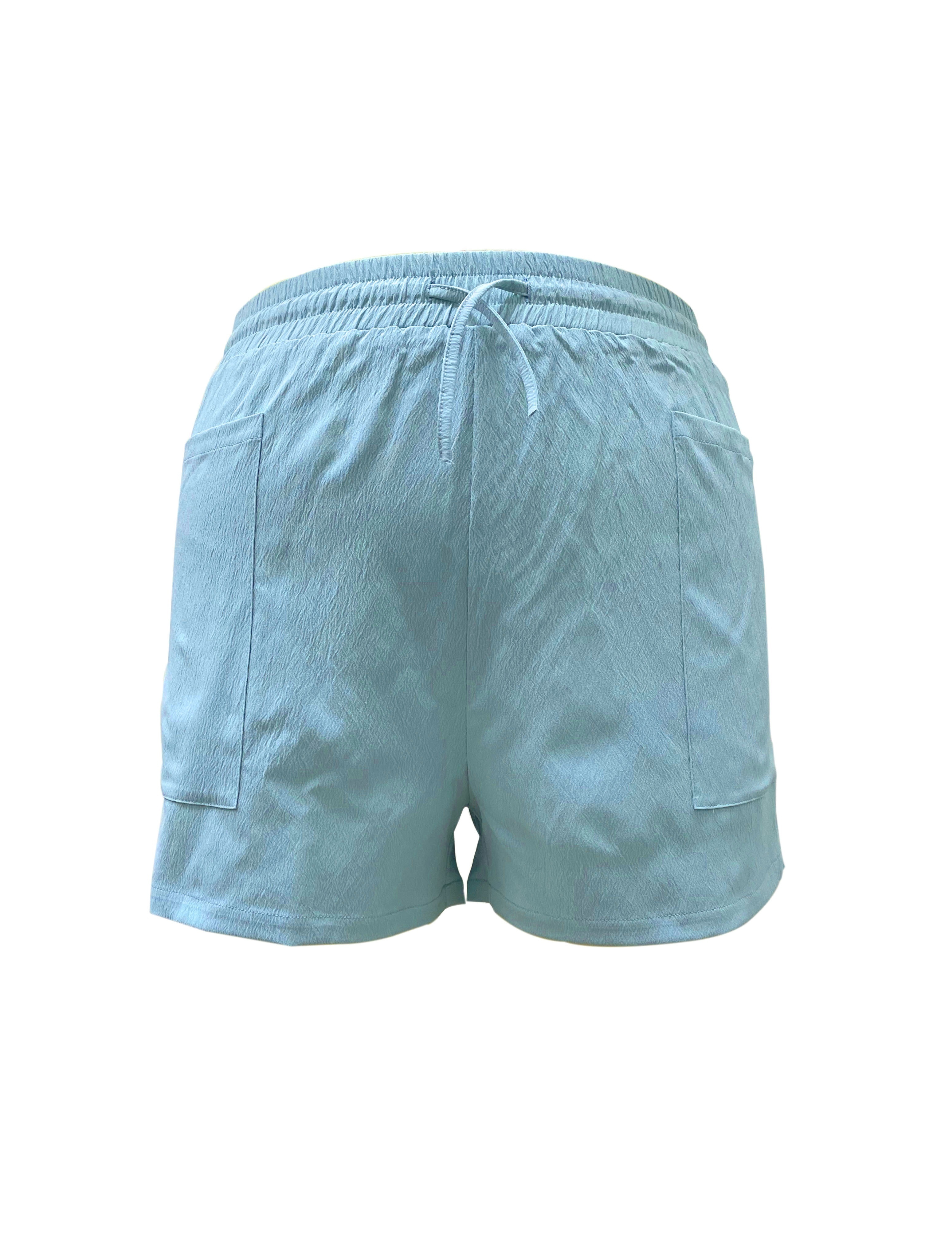 Jsezml Shorts for Women Trendy Drawstring Elastic High Waist Sweat Shorts  Plus Size Casual Summer Baggy Shorts 