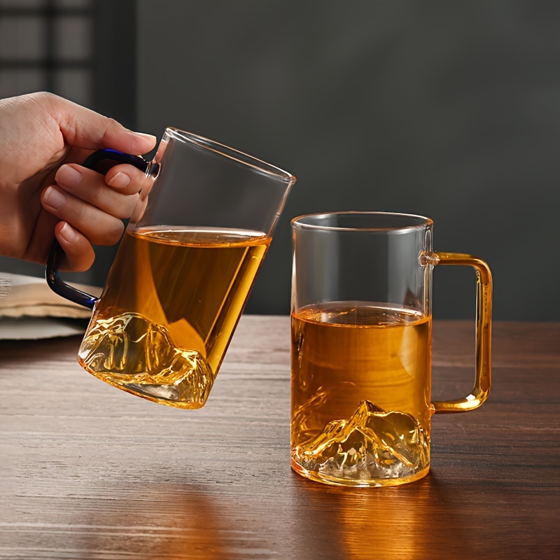 3d Whisky Glass Mountain Inside Whisky Glasses Tea Cups - Temu