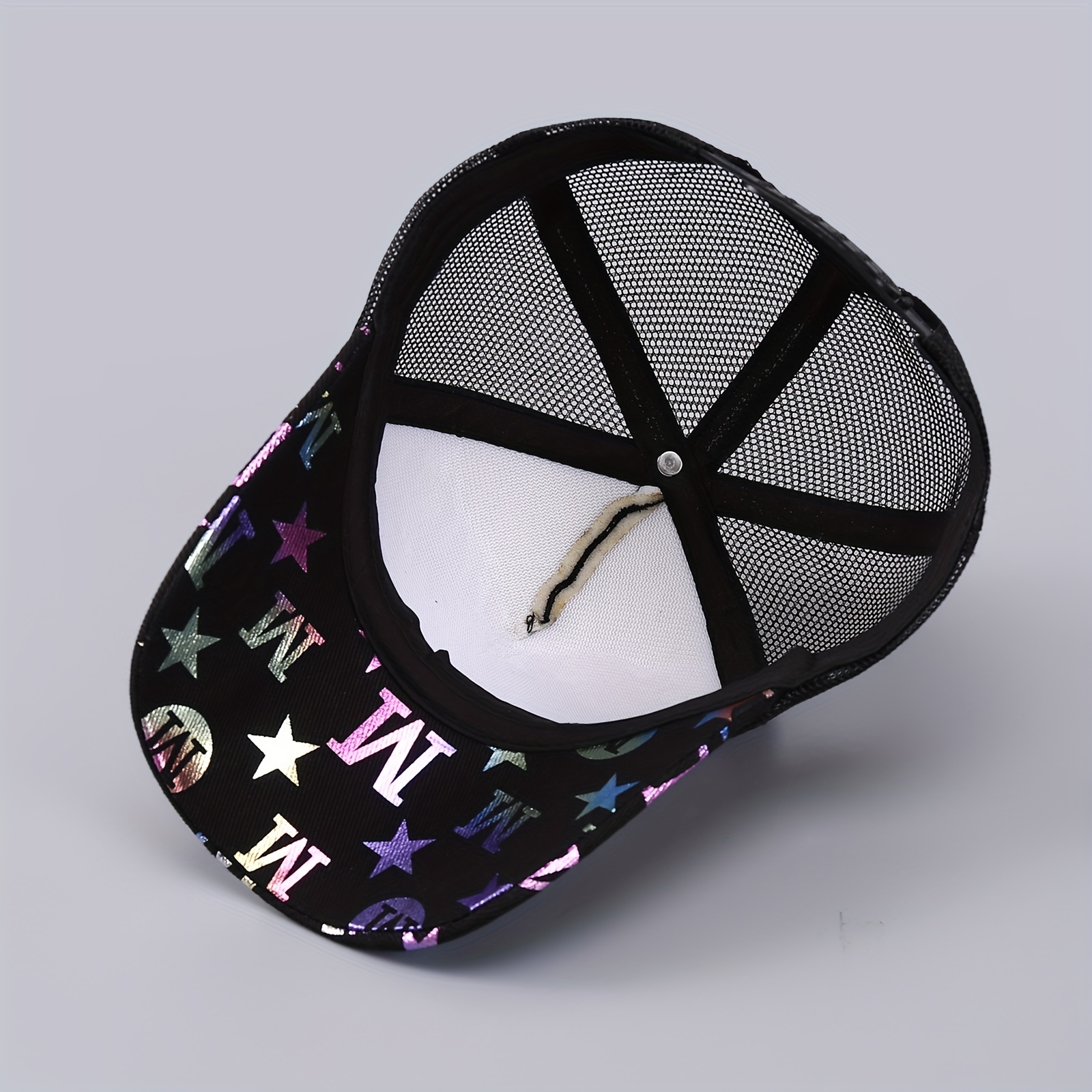 Hot Stamping M Trucker Hat Mesh Baseball Cap Sunshade Dad Hats