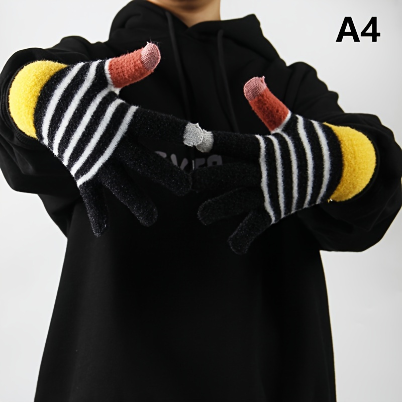  Sanjiang Guantes térmicos, pantalla táctil para hombre,  resistente al viento, impermeable, térmicos, guantes de equitación térmicos,  negro-XL : Ropa, Zapatos y Joyería