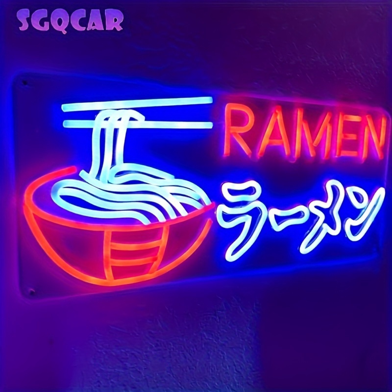 Led on sale ramen sign