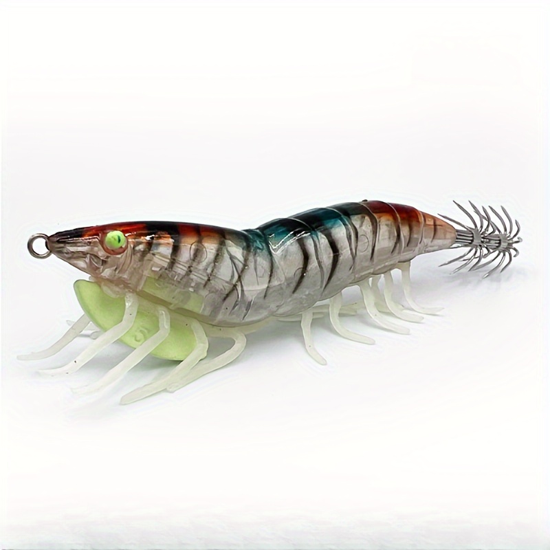 Luminous Bionic Shrimp Squid Hook Bionic Fishing Lure Soft - Temu