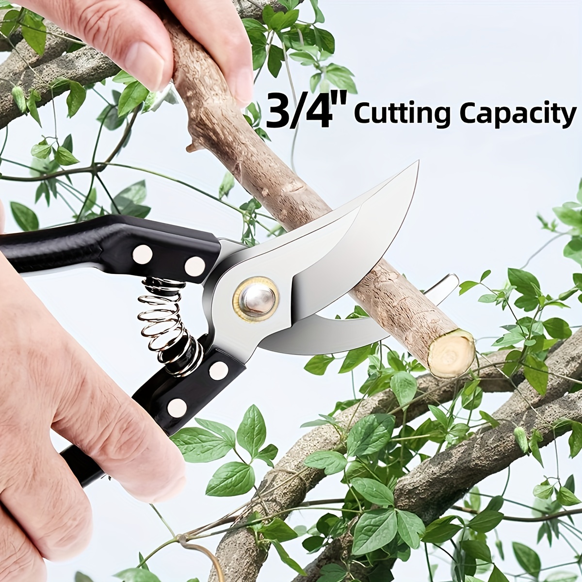 Professional Pruning Shears, Gardening Scissors, Hand Pruners, Garden  Clippers, Heavy Duty Tree Trimmers, Adjustable Shear Range, Safety Lock -  Temu