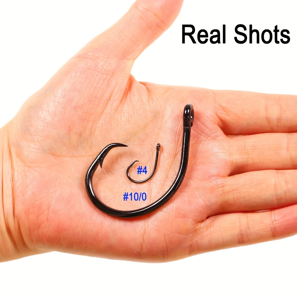  Rite Angler Inline Circle Hook 2X Heavy Duty 8/0, 9/0, 10/0,  11/0, 12/0, 13/0, 14/0, 15/0, 16/0 Deep Sea Bottom Offshore Saltwater  Fishing Grouper, Snapper, Shark Angling (8/0, 25 Pack) : Sports & Outdoors