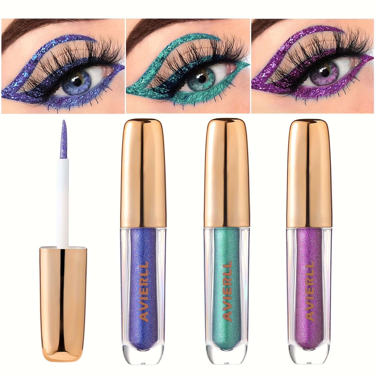 BH Cosmetics Glitter Collection Mermaid Blue : : Beauty