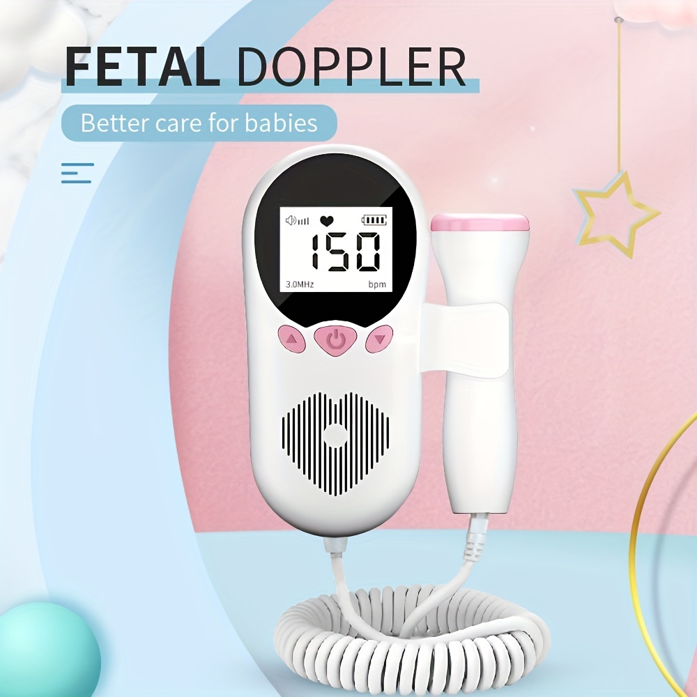 Home Heartbeat Monitor Pregnancy Case Portable Doppler Fetal - Temu