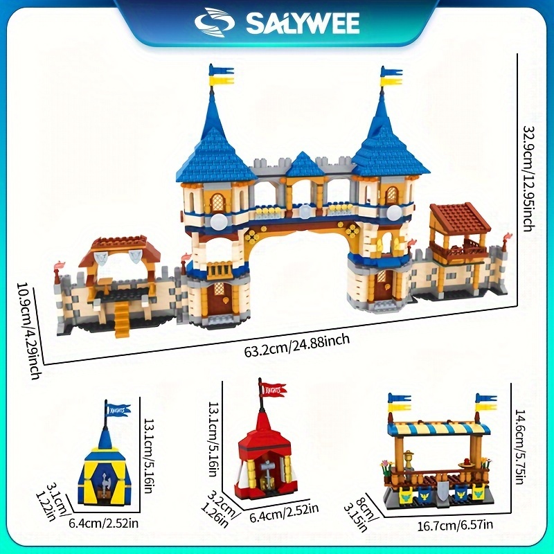 Salywee Pirate Ship Building Blocks Diy Models Royal Castle Interactive Toys  Large Fishing Boat Puzzle Assembly Building Block Tabletop Game Toys  Christmas New Year Gifts, Check Out Today's Deals Now