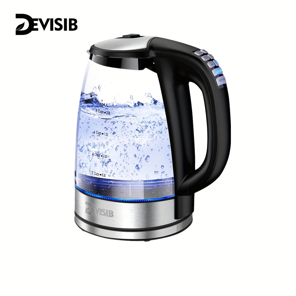 Portable Kettle Electric Travel Kettle small/Mini Tea Kettle Electric Water  Boiler With 4 Smart Tempe Preset and Keep Warm, Hot Water boiler Kettle