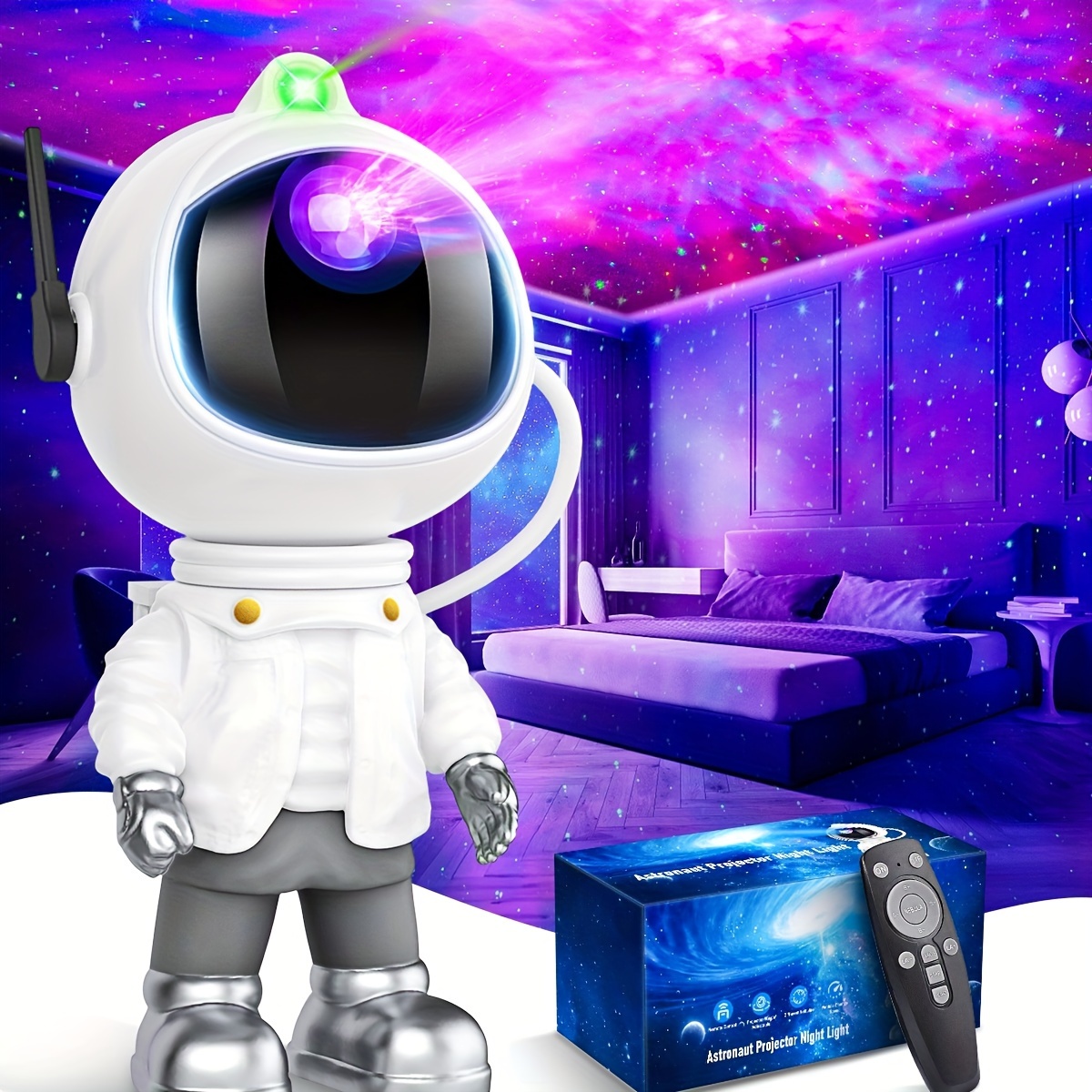 Willkey Star Projector,Astronaut Projector USB Lighting Effects