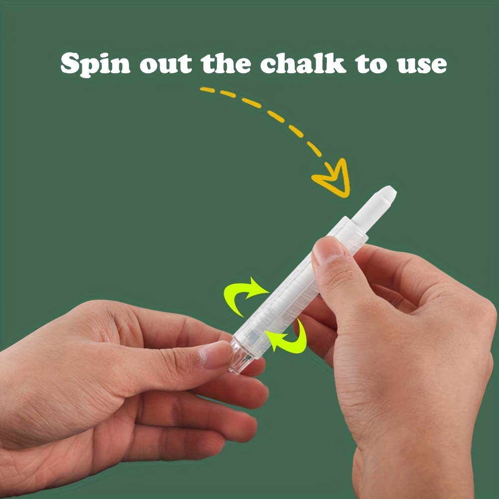 Dustless Chalk With Holder Washable Chalk Art Tool For - Temu United Arab  Emirates