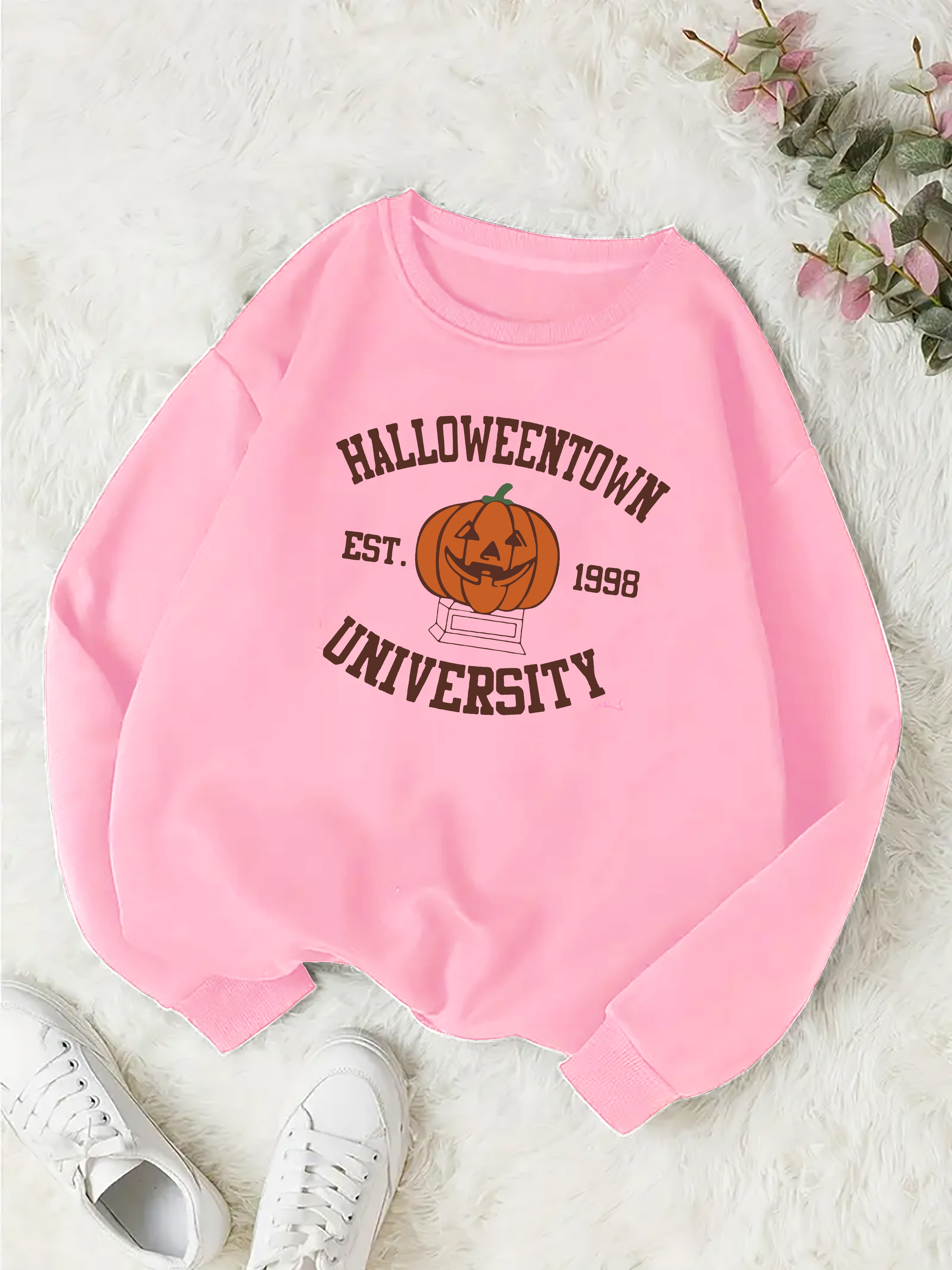 Sudadera de Niña University Rosa