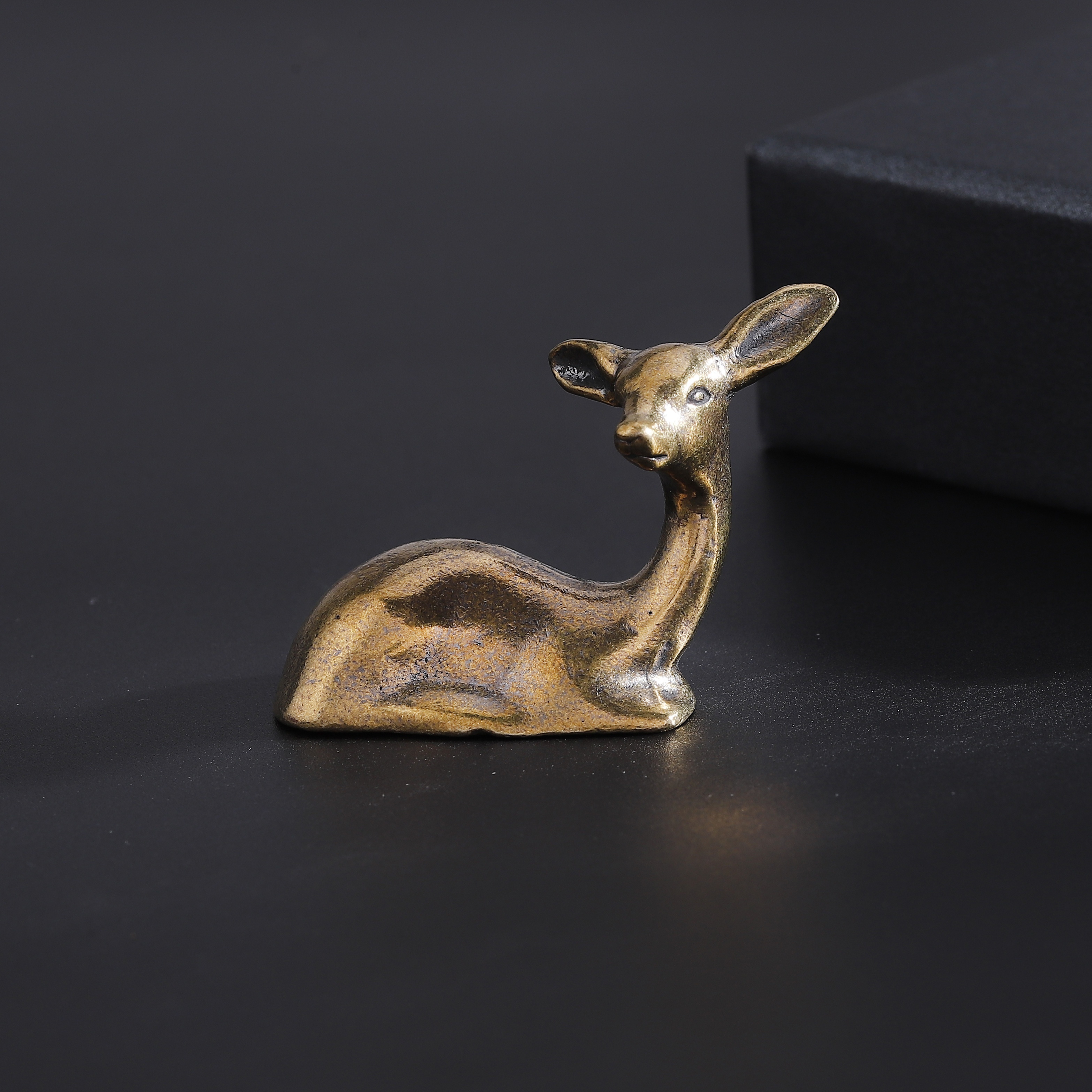 Pure Copper Welsh Corgi Puppy Miniature Figurines Solid - Temu