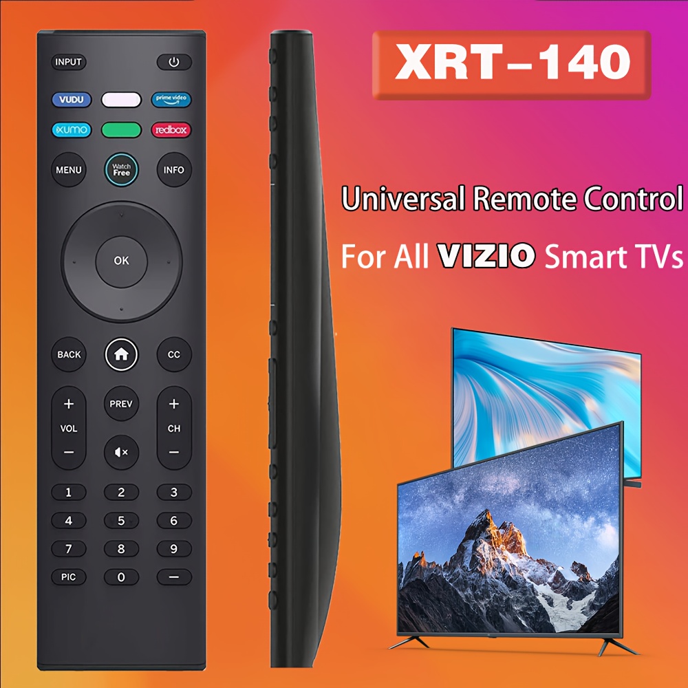 

New Arrival Xrt-140 Universal Remote Control, Smart Tv Remote Compatible With Vizio All Led Lcd Hd 4k Uhd Hdr Smart Tvs