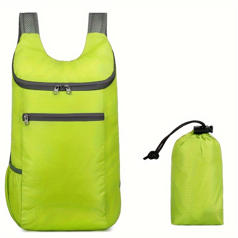 Mochila plegable ultraligera, pequeña mochila de senderismo resistente al  agua, mochila duradera y plegable para hombres y mujeres, para deportes al  aire libre, viajes, senderismo, camping : : Deportes y aire libre
