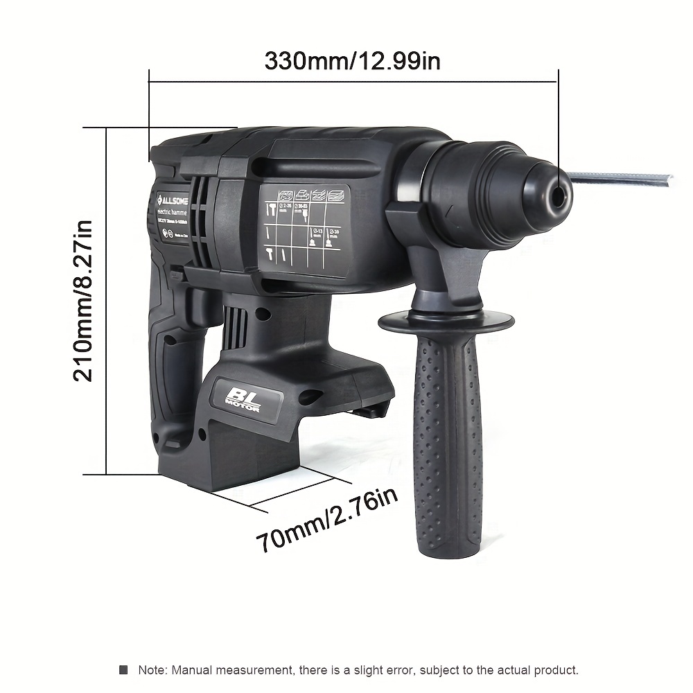 BLACK+DECKER 18V Cordless SDS-Plus Hammer Drill 