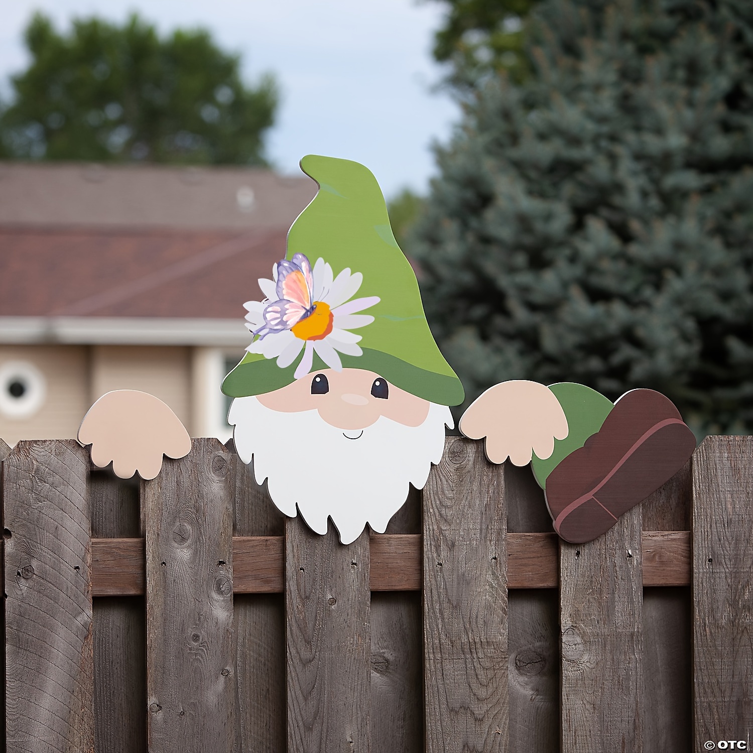 

1pc 11.8x7.87in Pack Gnome Fence Peeker Decoration Spring Garden Fence Decoration, Cute Garden Fence Sign Home Decoration Decoration Garden Elf Fence Decoration