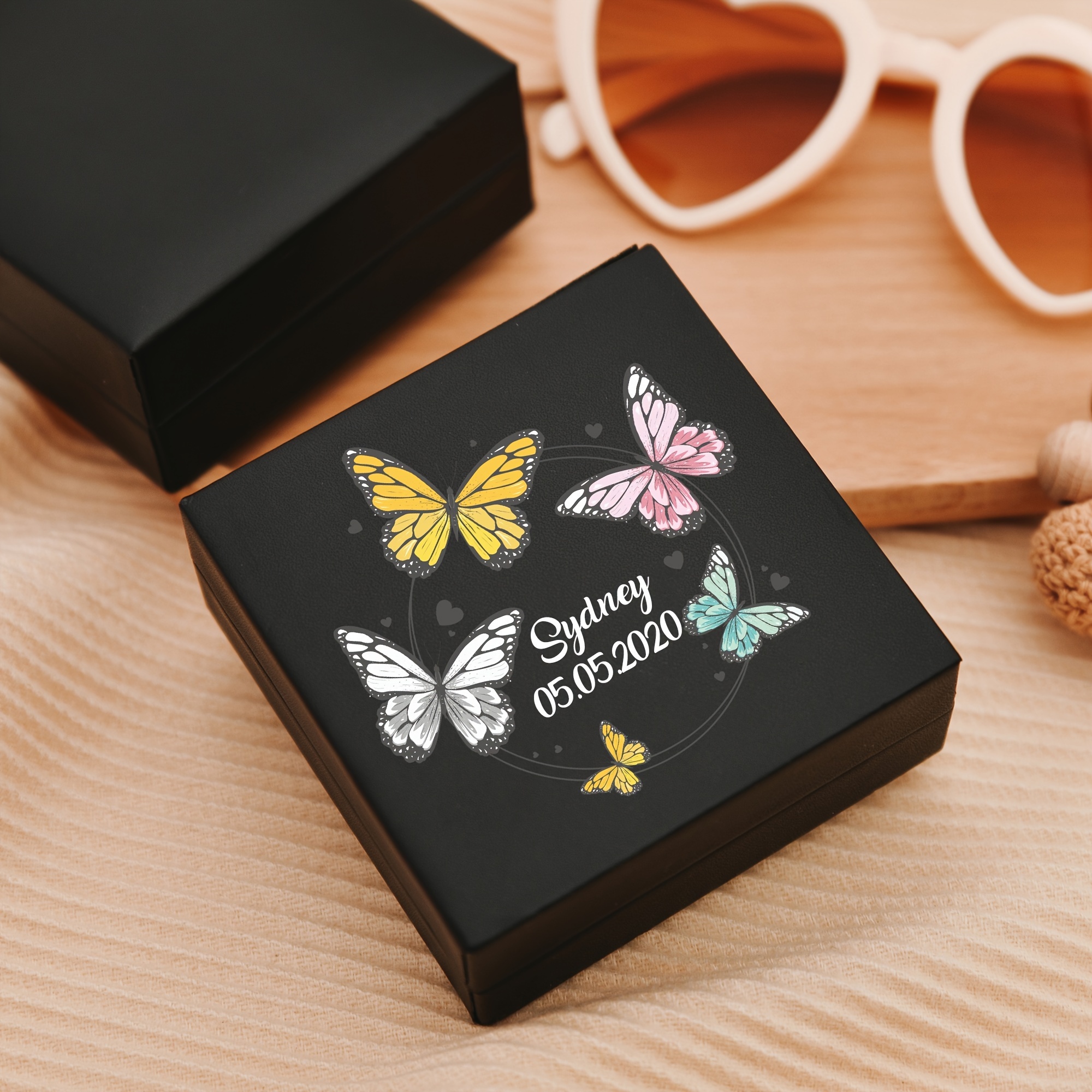  Personalized Jewelry Boxes, Bridesmaid Jewelry Box, Bridesmaid  Gift, Personalized Gift for Women