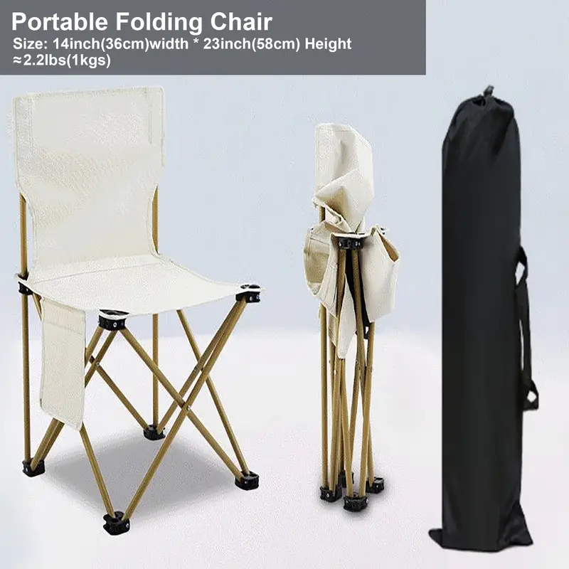 Portable Folding Stool Heavy Duty Chair Indoor Outdoor Chair - Temu Canada