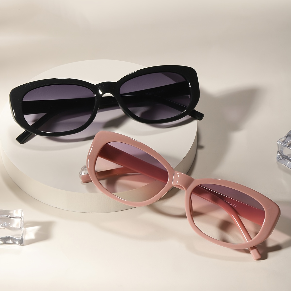 Cat Eye Vintage Ladies Stylish Design Oversized Square Sunglasses For Women  Luxury Sunglasses Sun Protection Tinted Lenses - Temu Bahrain
