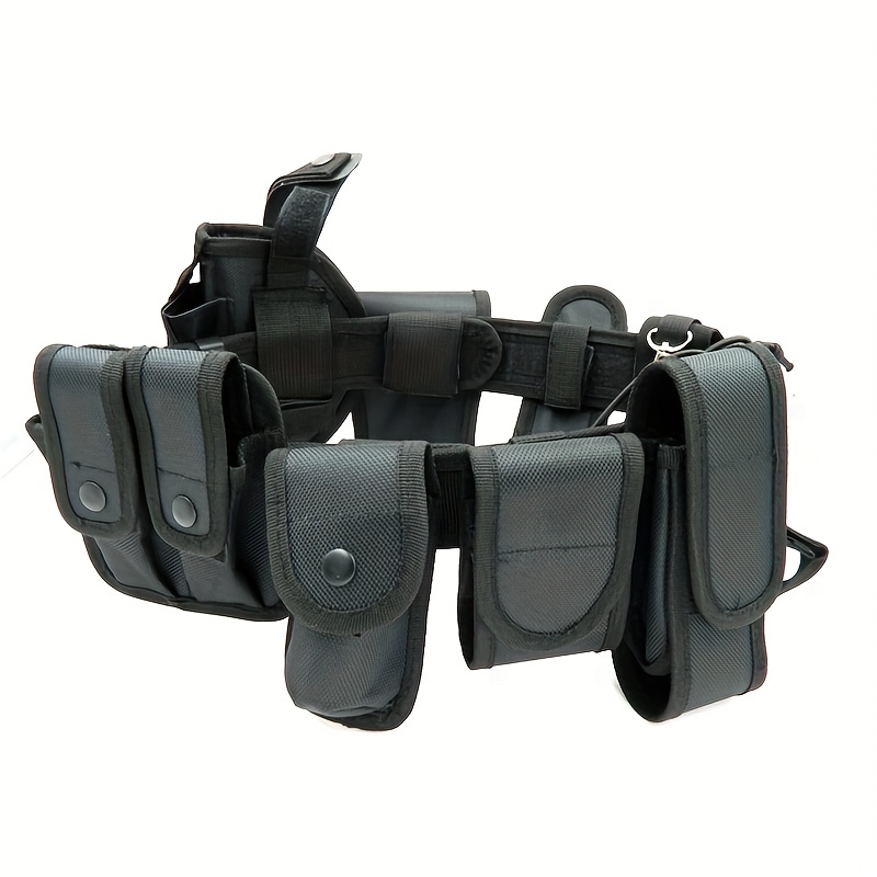 Heavy Duty Tactical Belt Quick release Buckle 10 Pouches - Temu