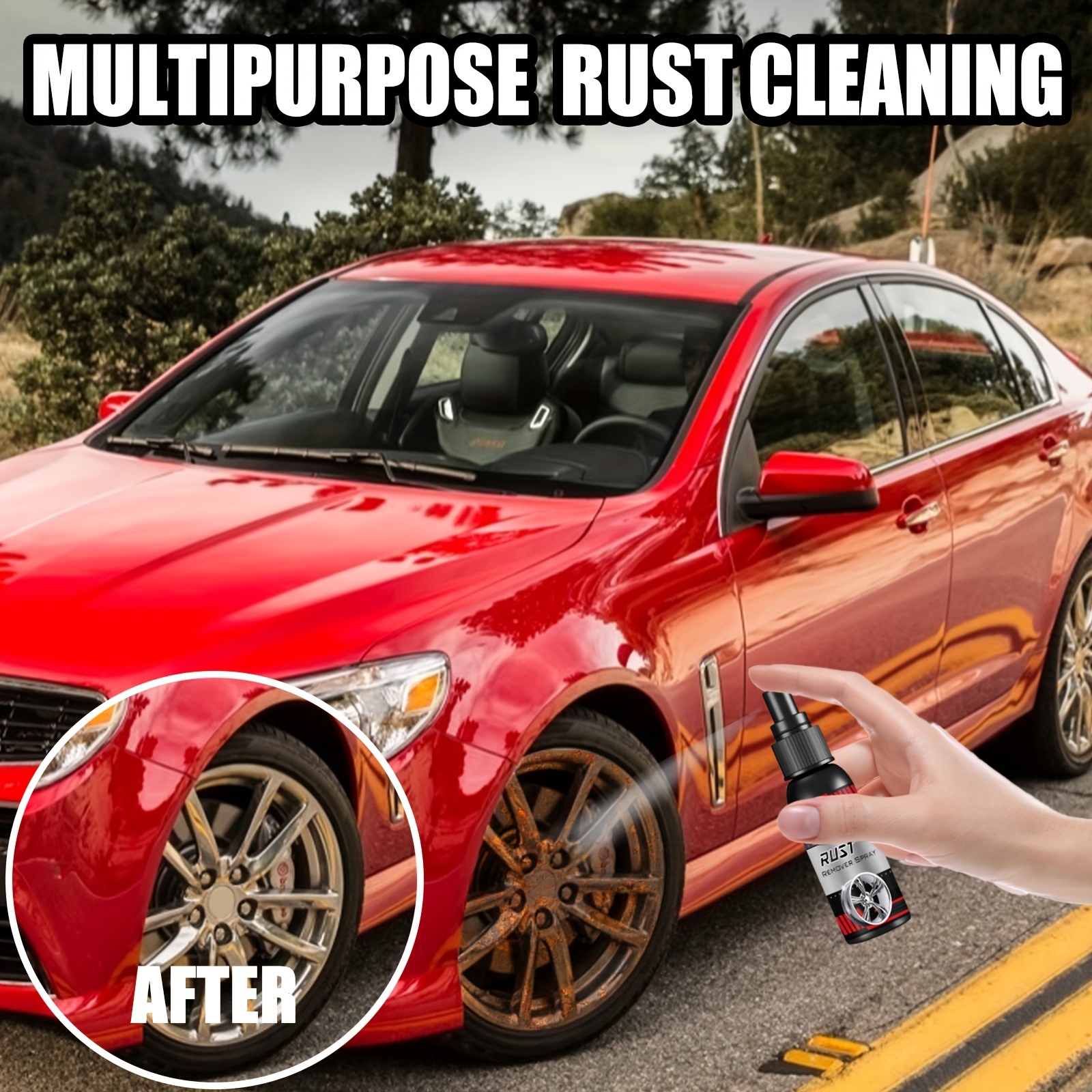 50ml Multipurpose Rust Remover For Car Wheels Window Derusting