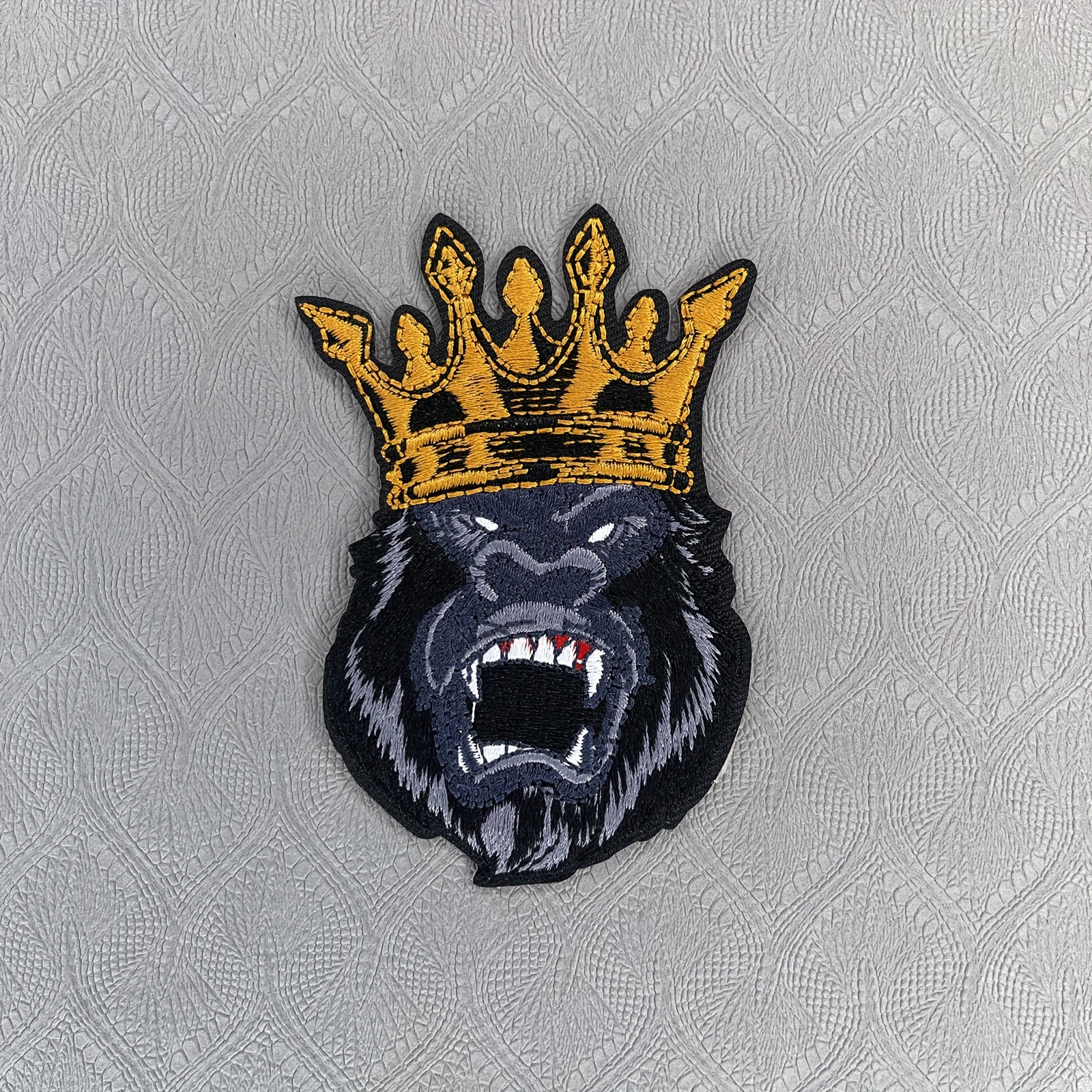 Angry king kong with gorilla crown Mascot Illustrations - Buy t-shirt  designs