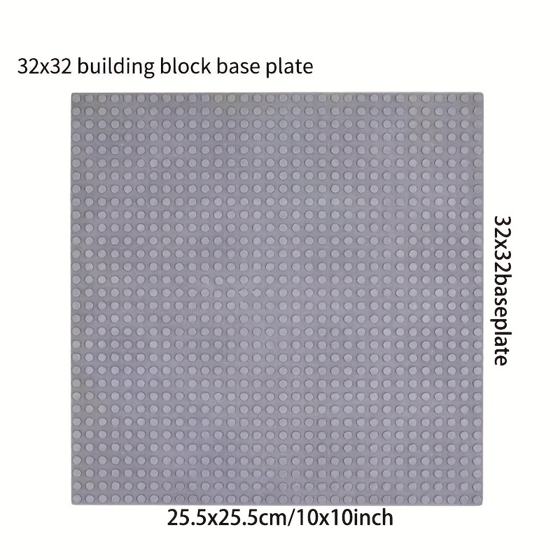 Plaque De Base De Bloc De Construction Petite Particule 32*32 Points Plaque  De Base De Bloc De Construction Universelle 25.5*25.5 CM - Temu France