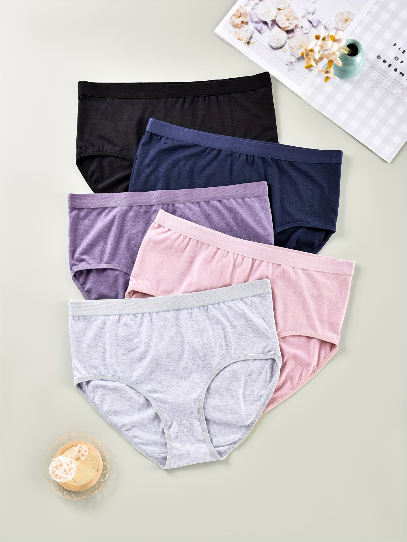 Plus Size Cotton Underwear - Temu
