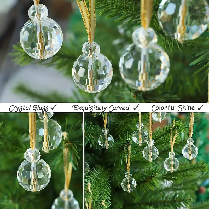 New Christmas Decorations Hanging Ornaments Transparent - Temu