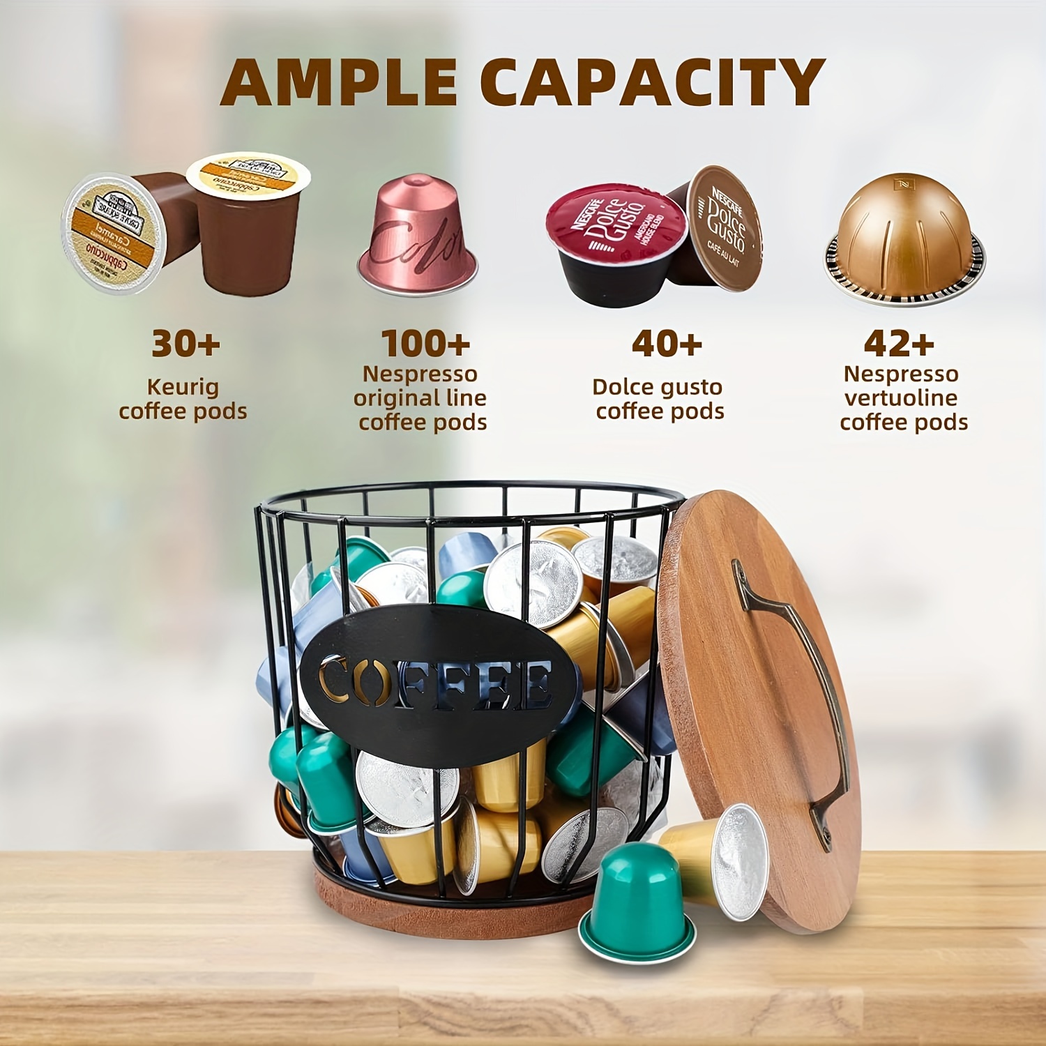 Coffee Pod Holder Nespresso Originalline Coffee Pod Storage - Temu