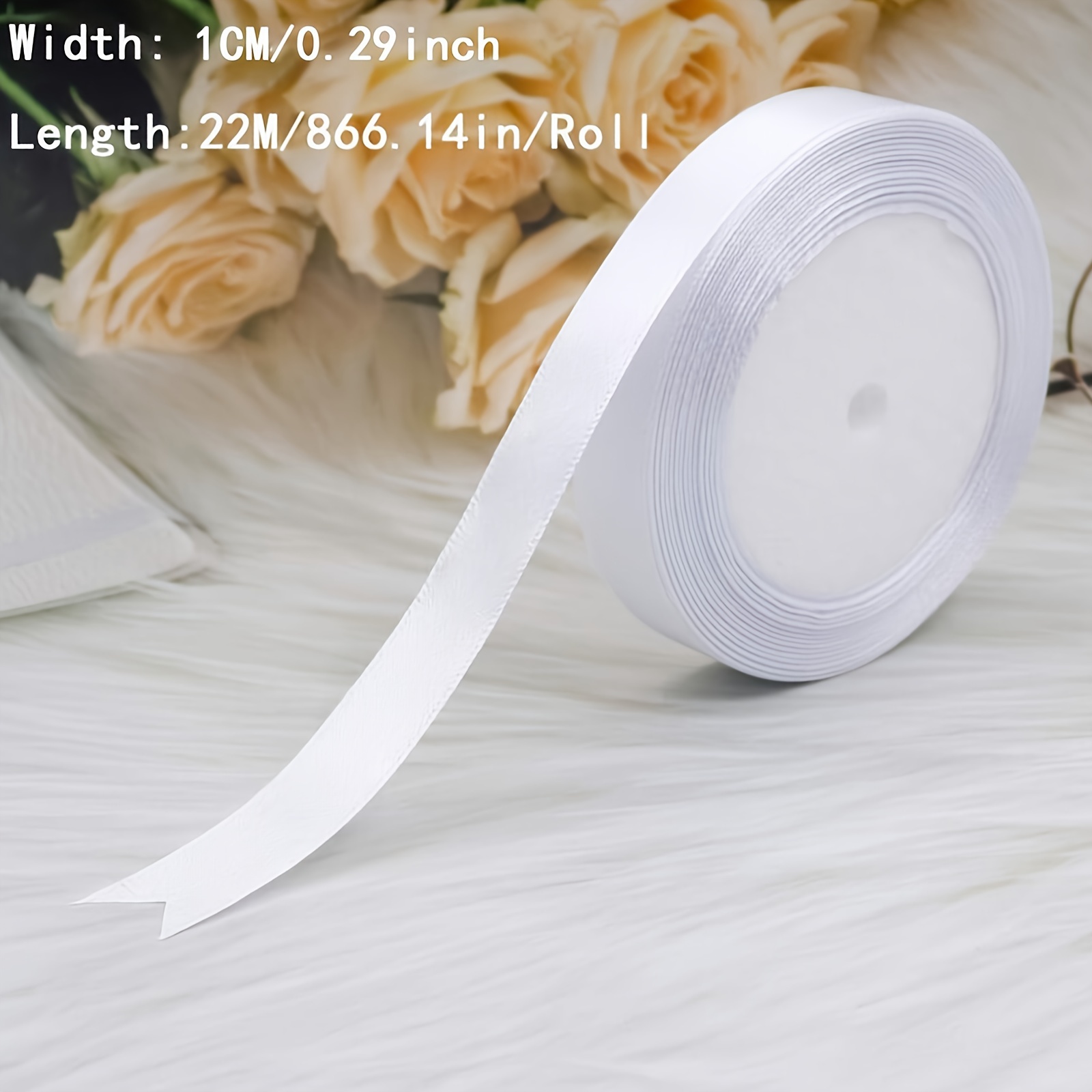 1pc 22m Long Lace Ribbon, Ideal For Flower Wrapping, Cake Decoration