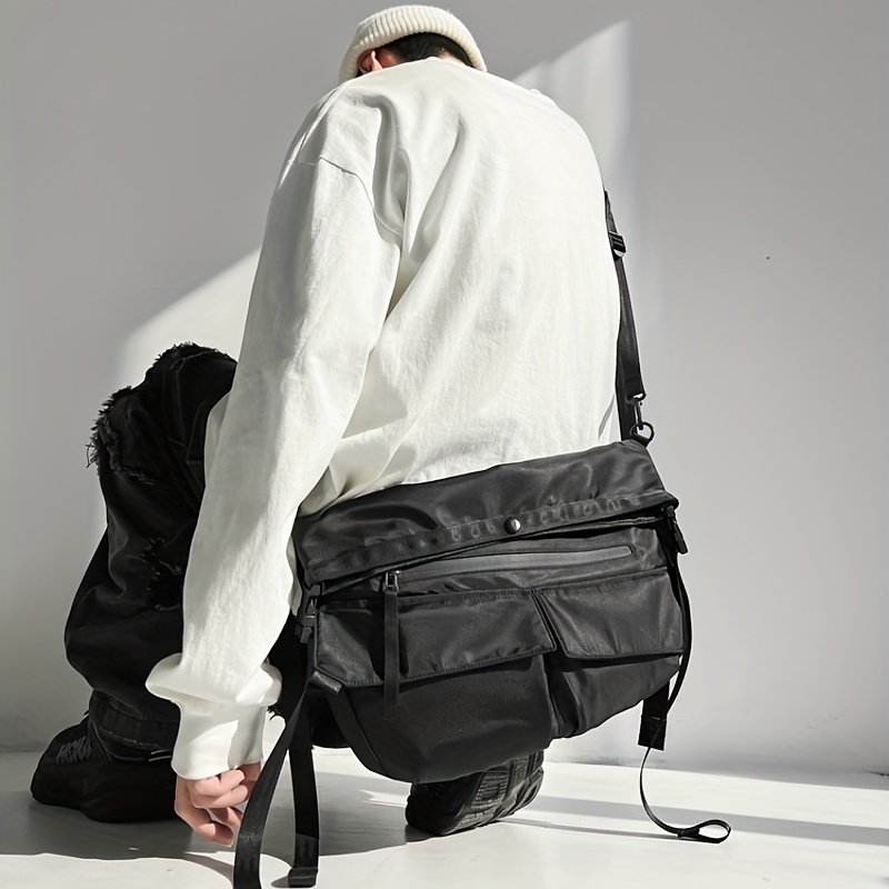 Crossbody Bag For Men,canvas Shoulder Bag For Phone For Passport, Small Side  Bags For Men - Temu