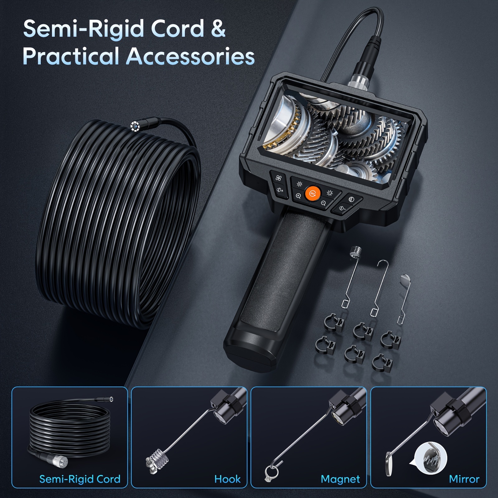 Endoscope For Cars Inspection Camera For Car Tools Magnet - Temu