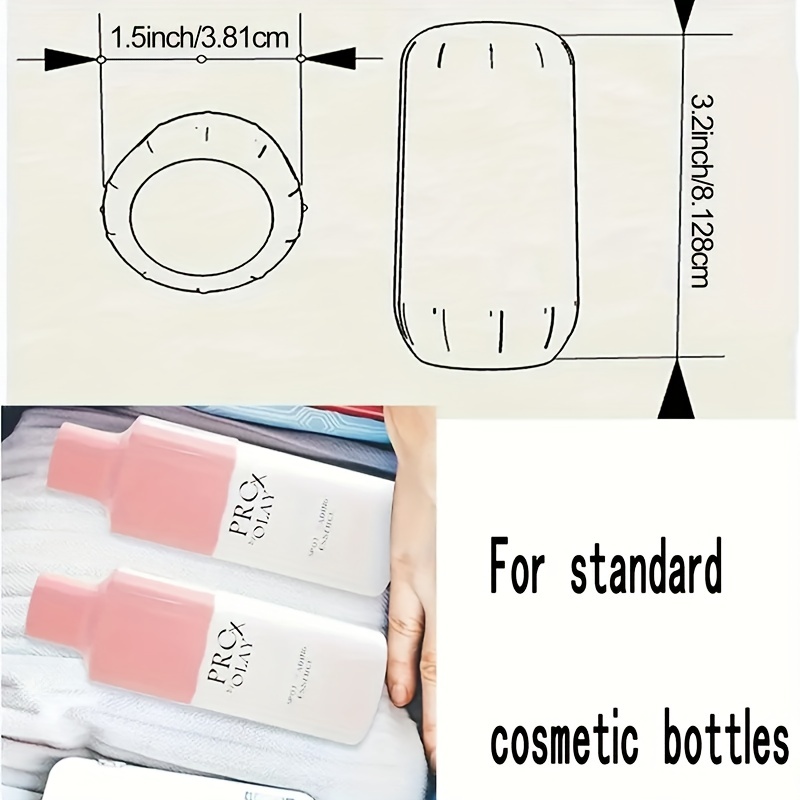 Travel Bottle Covers, Silicone Travel Size Container Sleeves