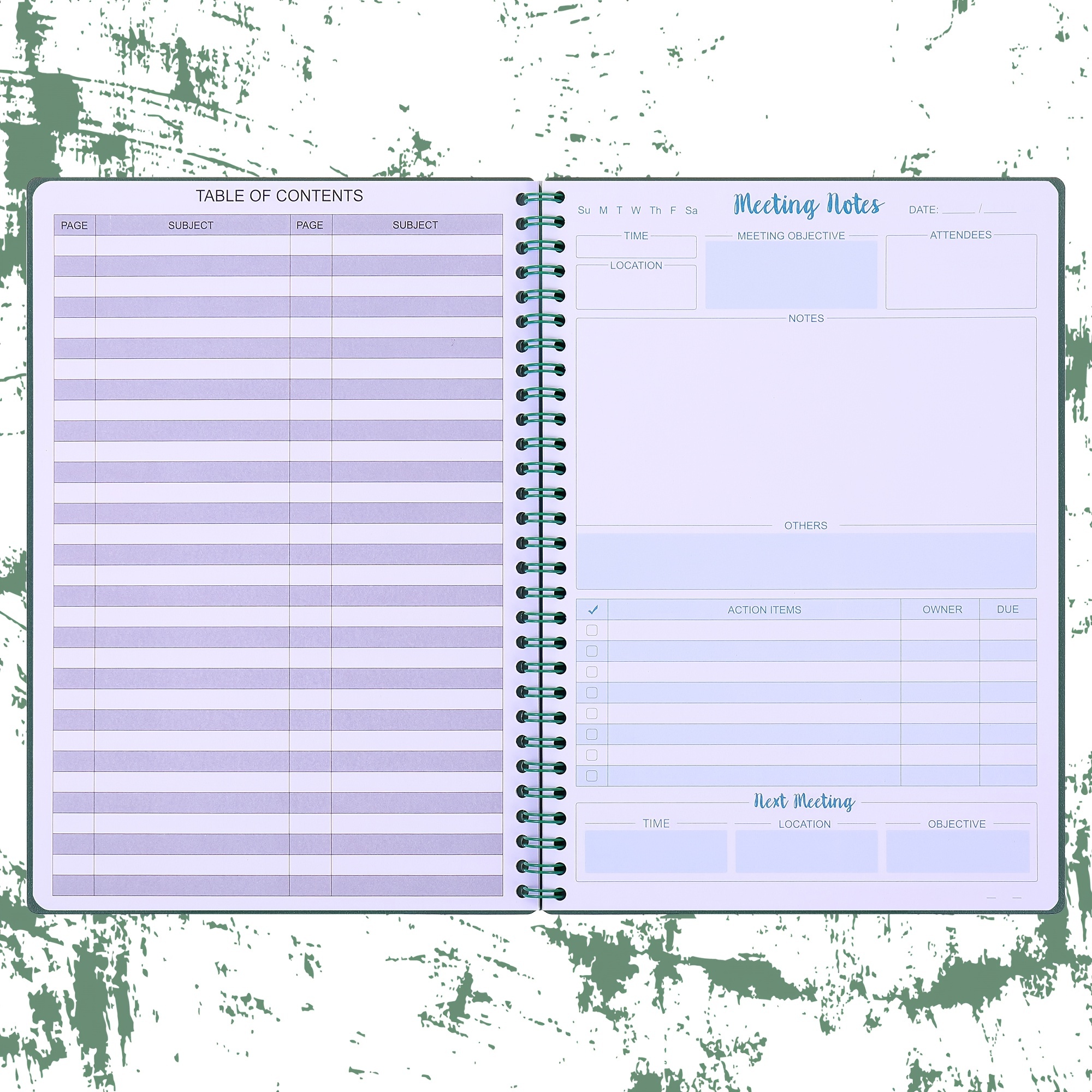 Work Meeting Notebook - Organize & Boost Productivity - Great for Office