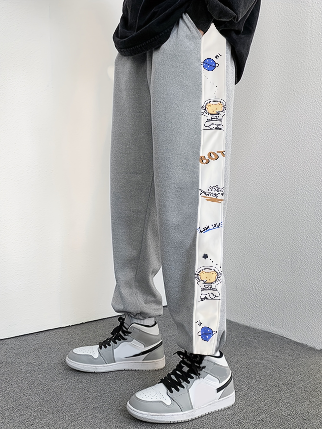 Joggers Astronauta Dibujos Animados Hombres Pantalones - Temu