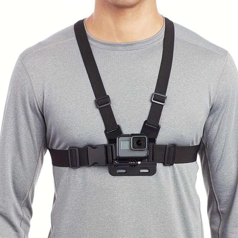 Ensemble d'accessoires pour GoPro Hero 11/10/9/8/7/6/5/4, support de sangle  de tête à dégagement rapide, harnais de poitrine + support à clip pour sac