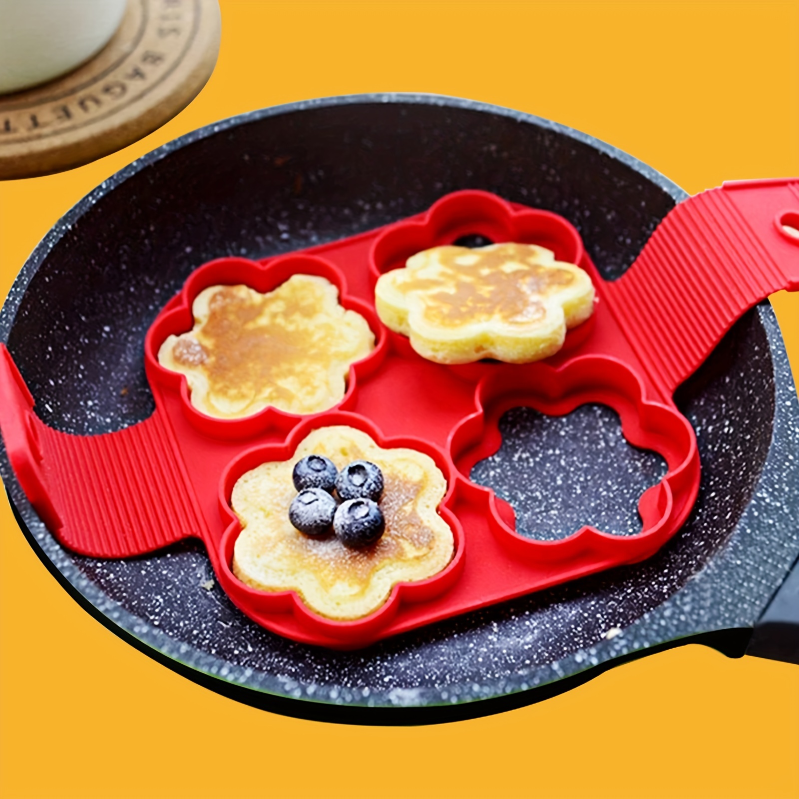 Moules à Pancakes en silicone multiformes - Cuisine-Pratique