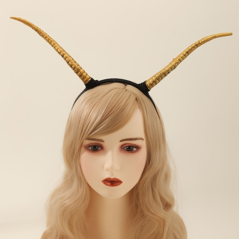 Halloween Simulation Horn Headdress Cosplay Accessories - Temu